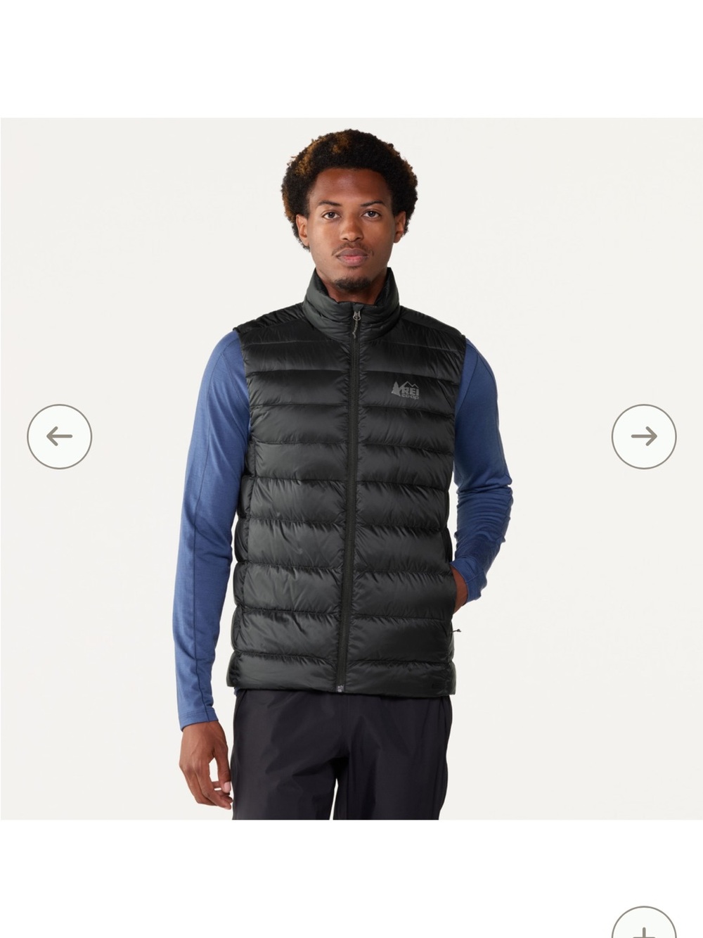 REI Co-Op 650 Down Vest - Men's Black XXL